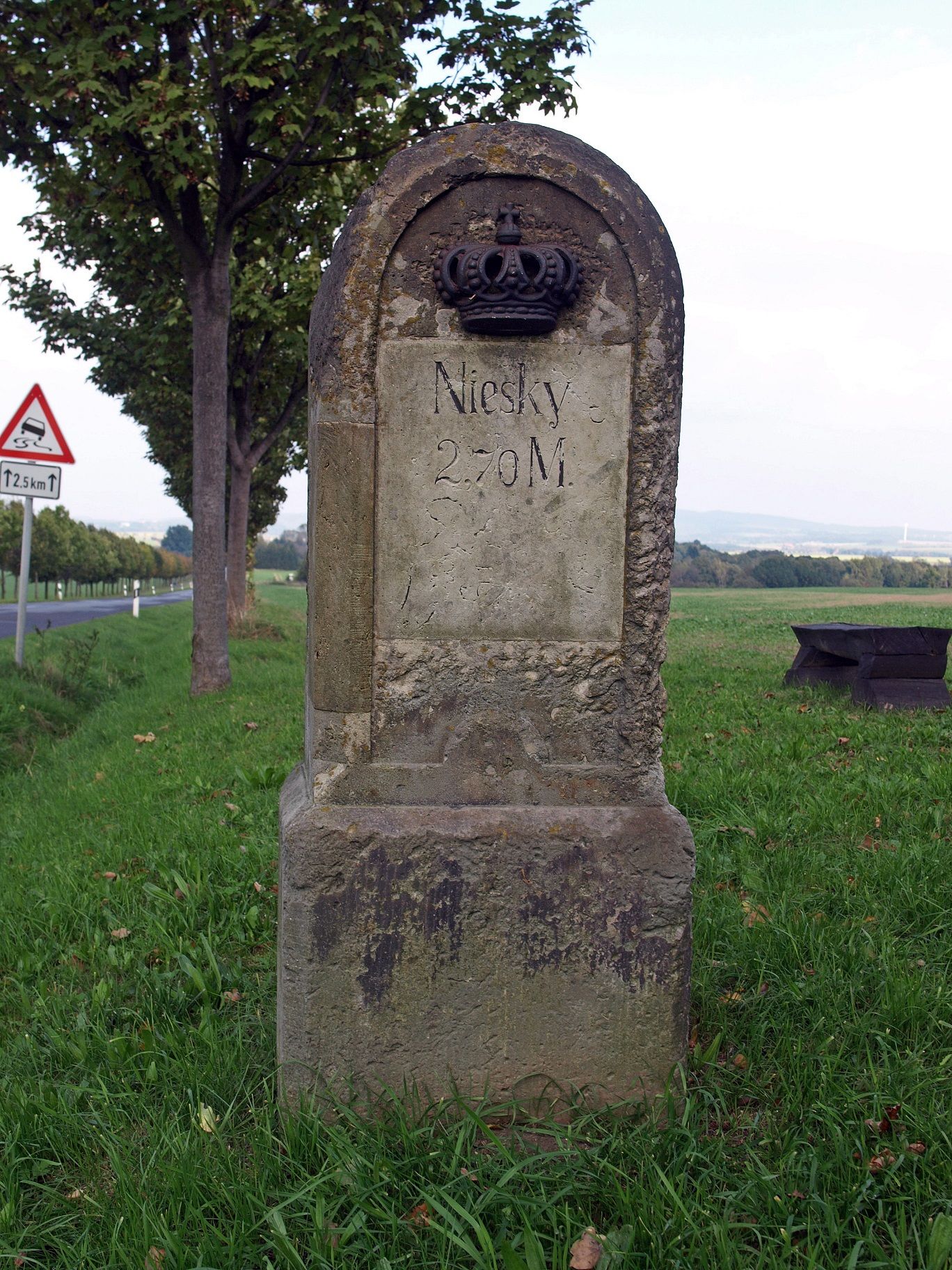 Koniglich sachsischer Meilenstein